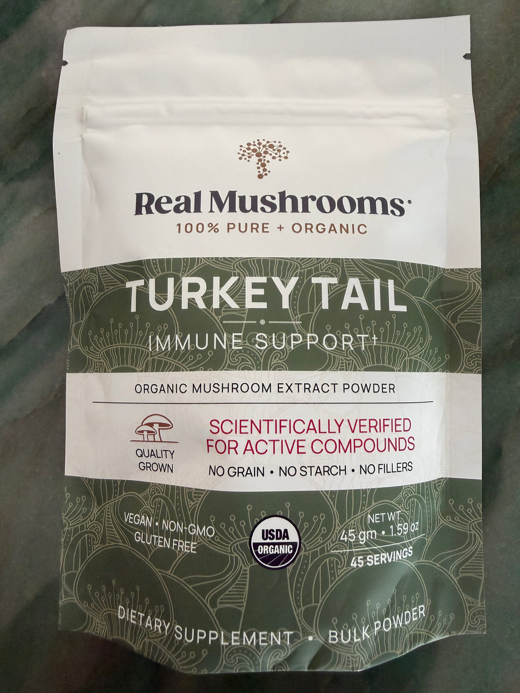 Chicken Breast Jerky 8oz w Turkey Tail Mushroom Extract Powder